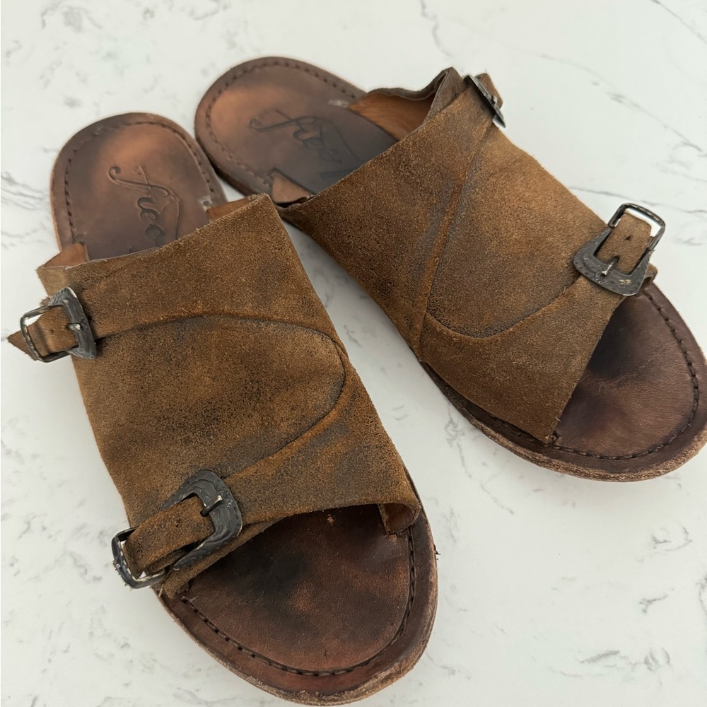 Free People Slip on Sandal Sz 7
